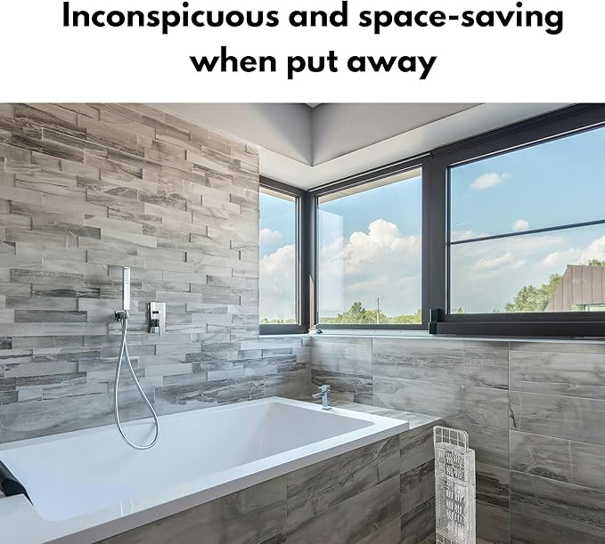 Expandable Bathtub Tray for Tub, Clear & Easy Maintenance Acrylic Material, Bath Organizer for Relaxing Spa, Fits Most Bathtubs and Bathroom Décor Style, Bath Tub Caddy Tray for Women