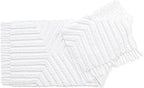 Boho Runner Rug 2x6' Washable Kitchen Rugs with Tassels Indoor Farmhouse Rugs for Bedroom Aesthetic Tufted Rug for Laundry Room Doorway Living Room_White