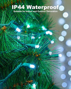 LED Christmas Mini String Lights, 14 Feet 50LEDs F5 Pure White Mini Lights, Connectable Christmas Tree Lights for Wreath Garland Holiday Party Wedding Outdoor Indoor Christmas Decoration, Green Wire