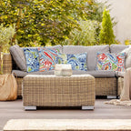 Outdoor Throw Pillows - Decorative Pillows with Insert Included Set of 2 Outdoor Pillows for Patio Furniture 18x18 Inch