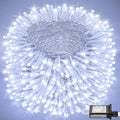 165FT 500 LED Christmas Lights, Plug in Christmas String Lights with Waterproof, 8 Modes Twinkle Fairy Lights for Xmas Garden Tree Holiday Decorations, White