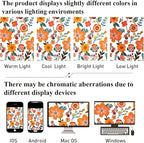 Bohemian Bathroom Curtain Colorful Boho Floral Print Beautiful Bright Polyester Fabric Cloth Shower Curtain for Bathroom Decoration, 72"x72"