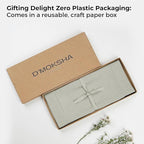 D'Moksha Homes Linen Silver Grey Table Runner 84 Inches Long - 100% Pure Linen Table Runner 14 x 84 Inch for Fall, Autumn and Halloween - Classic Hemstitch