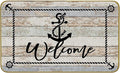 Mingnei Boat Floor Mat, Nautical Welcome Boat Doormat Outdoor Door Mat Rug for Boats Entrance Decor, Nautical Ship Floor Mats for Home Indoor Outdoor Rug 30 x 17 Welcome Mat