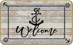 Mingnei Boat Floor Mat, Nautical Welcome Boat Doormat Outdoor Door Mat Rug for Boats Entrance Decor, Nautical Ship Floor Mats for Home Indoor Outdoor Rug 30 x 17 Welcome Mat