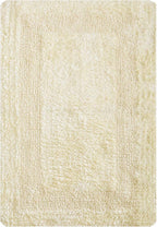 Bathroom Rugs Set 2 Piece Light Yellow Cotton Tufted Reversible Washable Bath Mats for Bathroom Floor| Quick Dry Bathroom Mat for Tub Spa Shower Toilet| Entry Way Door Mats|21x32 & 17x24 Inches