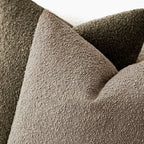 Foindtower Pack of 2, Decorative Textured Boucle Throw Pillow Covers Neutral Accent Solid Pillow Cases Soft Couch Cushion Case for Chair Sofa Bedroom Living Room Home Decor 22x22 Inch Light Khaki Tan