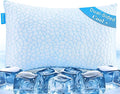 QUTOOL Cooling Pillows for Hot Sleeping, Shredded Memory Foam Pillows Standard Size Set of 1,Adjustable Soft & Firm Gel Bed Pillow for Side, Back, Stomach Sleepers