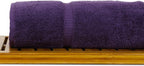 Luxury Hotel & Spa Collection Highly Absorbent, Quick Dry 100% Turkish Cotton 700 GSM, Eco Friendly Towel, for Bathroom Dobby Border Soft Bath Towel Set 27 X 54 (Plum, Bath Towels - Set of 2)