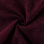 Jeneoo Burgundy Decorative Throw Pillow Covers Soft Chenille Comfy Lumbar Couch Cushion Case Decor (Set of 2, 12 x 20 Inches)