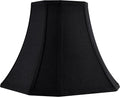 Black Square Cut Corner Bell Lamp Shade Medium Lampshade 6.5``Top×13``Bottom×10.6``Hight(Spider) Rustic Lamp Shade for Table & Floor Lamp - Lampshade Replacement
