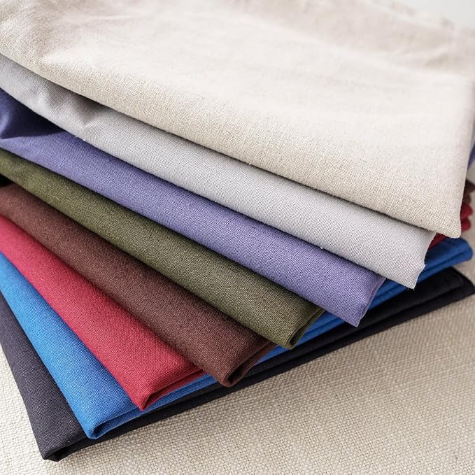 Jeanerlor Pack of 2 24 x 24 Inch Cotton Linen Soft Soild Decorative Square Throw Pillow Covers Green Cushion Case Set for Bedroom/Sofa/Car 60 x 60cm,Olive Green