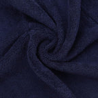 Luxury Hotel & Spa Collection, Quick Dry 100% Turkish Cotton 700 GSM, Eco Friendly Towel, for Bathroom, Gymand Kitchen Dobby Border Soft Hand Towel Set 16 X 30, Navy Blue, Hand Towels - Set of 6