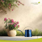 Headwind Danbury Vintage Watering Can – 1/2 Gallon Oceanside Blue Decorative Galvanized Large Metal Watering Can Planter for Outdoor & Indoor – Antique Style by Robert Allen
