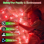 1500LED Christmas Lights Outdoor Use, 470ft 12 Modes Red LED String Lights with Timer Dimmable, Waterproof Christmas Tree Lights for Xmas Patio Yard Fence Balcony Garden Party Decor Red