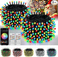 Smart Color Changing Christmas String Lights, 2Pack 164FT 400LED App Control RGB LED String Lights with Remote & Timer, Waterproof Twinkle Christmas Tree Lights Indoor Outdoor Holiday Xmas Tree Decor