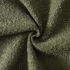 MIULEE 18x18 Inch Decorative Pillow Covers for Couch Bed Set of 2 Textured Boucle Neutral Winter Throw Pillows Olive Green Accent Solid Cushion Pillowcases Sofa Livingroom Home Decor