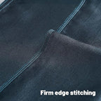 FUTEI Navy Blue Chenille Decorative Throw Pillow Covers 26x26 Inch Set of 2,Soft Embossed Striped Textured Euro Pillow Shams,Modern Home Decor for Couch Bed Living Room