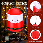 Christmas Gift EverBrite Santa Claus Lantern 3 Pack, 5 Light Modes Holiday Decoration Presents for Women and Men, AAA Batteries Contained Stocking Stuffers, Christmas Lights Indoor & Outdoor
