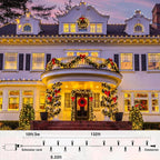 Christmas Lights Indoor, 132FT 400 LED Outdoor String Lights with 8 Modes Waterproof, Plug in Fairy Twinkle Lights Clear Wire for House Bedroom Patio Window Garden Wedding Decorations