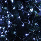 Extra-Long 500LED Christmas Lights Outdoor Indoor, Upgraded Cool White String Lights for Bedroom, Waterproof 13 Modes Plug in Twinkle Fairy String Lights for Home Party Wedding Garden (Cool White)