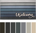 Bulijojo Nordic Grey Entrance Door Mat Large 17 x 30 Inch Entry Way Doormat Front Door Rug Outdoor Heavy Duty Welcome Mat, Non Slip Rubber Back Low Profile