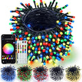 YIQU Smart Color Changing Halloween Lights, 66 FT 200 LED RGB Christmas String Lights with Remote App Control & Timer, Music Sync Multiple Modes Twinkle Light Waterproof Indoor Outdoor Decor
