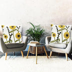 Decorative Throw Pillow Covers Set of 2 Sunflower Pillow Covers 16x16 inch Super Soft Short Plush Floral Square Throw Pillows,Farmhouse Outdoor Pillow Covers for Couch Sofa Bed Living Room