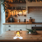 Christmas Gingerbread Man Marble Cheese Board Charcuterie Cutting Tray Marble Serving Decorative for Decoration Charcuterie Kitchen