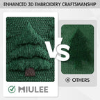 MIULEE Christmas Tree Decorative Pillow Covers Faux Fur Wool Throw Pillows Soft Plush Cushion Covers Set of 2 Xmas Home Decor Winter Holiday for Sofa Couch Livingroom Bed 20x20 Inch Dark Green