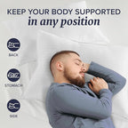 Beckham Hotel Collection Bed Pillows Standard / Queen Size Set of 2 - Original Soft Down Alternative Pillow for Sleeping - Soft Support for Back, Stomach or Side Sleepers