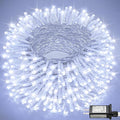 100FT 300 LED Christmas Lights Outdoor, Plug in Christmas String Lights Indoor, Waterproof & 8 Modes & Timer Function, Connectable Fairy Twinkle Light for Bedroom Patio Wedding Party Decor, White