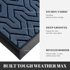 Yimobra 72x24 Indoor Outdoor Runner Rug, Heavy-Duty Entrance Mat for High Traffic Areas, Commercial Grade Welcome Door Mat, Easy Clean Blue