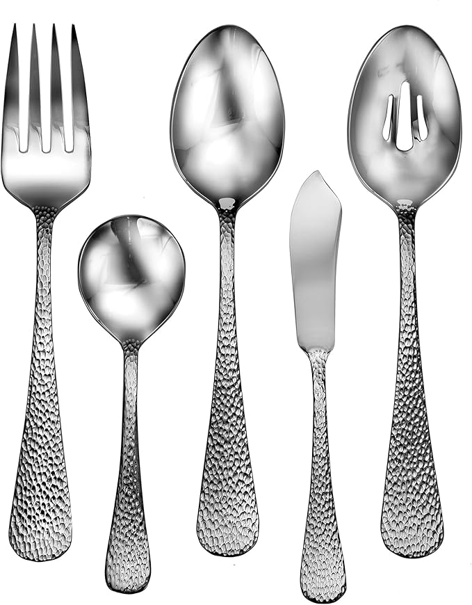 Liberty Tabletop Providence 65 Piece Flatware Set for 12 Silverware Made in USA