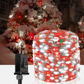 66Ft 200 LED Christmas Fairy Lights Plug in, Waterproof String Lights Outdoor & Indoor 8 Modes with Timer Bedroom Decor, Twinkle Lights for Bedroom Party Christmas Decorations (Red and Cool White)