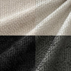 MIULEE Pack of 4 Couch Halloween Throw Pillow Covers 18x18 Inch Neutral Cream/Grey Soft Decorative Chenille Pillow Covers Farmhouse Accent Cushion Covers for Boho Home Decor Sofa Bedroom Living Room