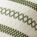 MIULEE Set of 2 Moss Green Boho Decorative Lumbar Pillow Covers 12x20 Inch Farmhouse Rustic Couch Throw Pillows Modern Summer Cushion Covers Retro Cute Macrame Woven Home Decor for Bed Sofa Chair