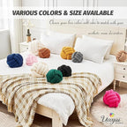 Uvvyui Knot Pillow Ball, Soft Home Decorative Pillows, Round Throw Pillow, Handmade Knotted Plush Pillow, Round Boucle Pillow Cushion (11.8 Inches Dark Gray)