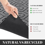 Yimobra 72x24 Indoor Outdoor Runner Rug, Heavy-Duty Entrance Mat for High Traffic Areas, Commercial Grade Welcome Door Mat, Easy Clean Grey