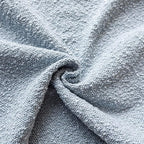 Foindtower Set of 2, Decorative Textured Boucle Throw Pillow Covers Accent Solid Pillow Cases Neutral Soft Cozy Couch Cushion Case for Chair Sofa Bedroom Living Room Home Decor 16 x 16 Inch Light Blue