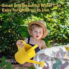 Finderomend Metal Watering Can 1.5L/51oz, Iron Art for Outdoor Plants, Yellow