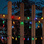 Brightever C3 Battery Operated Christmas Lights, 35FT 100 LED Battery Christmas Lights with Timer & 8 Lighting Modes, Waterproof Strawberry Xmas Tree Light for Indoor Outdoor Decor, Multicolor, 1-Pack