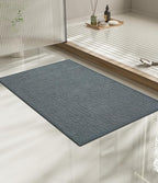chakme Bathroom Rugs Mat 24x17, Ultra Thin Non Slip Bath Mat Small Quick Dry Absorbent Bath Mat for Bathroom Floor, (Light Blue, 24"x17")