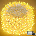 165FT 500 LED Christmas Lights, Plug in Christmas String Lights with Waterproof, 8 Modes Twinkle Fairy Lights for Xmas Garden Tree Holiday Decorations, Warm White