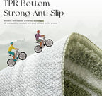 Tititex Luxury Sage Green Frame Line Bathroom Rug, 16x24 inch Extra Soft and Absorbent Microfiber Bath Rugs, Non-Slip Plush Shaggy Bath Carpet, Bath Mats for Bathroom Floor, Tub and Shower