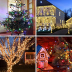 300 LED Christmas String Lights, 108FT - UL Certified Outdoor & Indoor Fairy Lights for Tree, Patio, Garden, Party, Wedding, Halloween, Holiday Decor