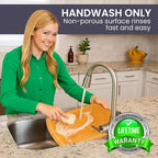 Extra Large Bamboo Cutting Board Set – Glue-Free Surface for Chopping Vegetables, Carving Meat, Slicing Bread, and Serving Cheese & Charcuterie for Safer Family Meal Prep – For Health Conscious Chefs