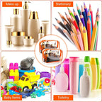 Weewooday 12 Pieces Clear Makeup Bags Cosmetic Storage Bags PVC Zipper Pouches Travel Waterproof Makeup Plastic Case for Women Organizing Toiletries Traveling Bathroom(Small,Orange)