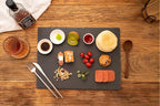 16x12in Large Slate Cheese Board for Meat, Cheese, Appetizers - Slate Platter with 2 Chalks - Perfect for Housewarming, Christmas, Mother's Day