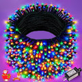 328FT 1000 LED Christmas Lights, Plug in Multicolor Christmas Tree Lights Outdoor with Timer and 8 Modes, Green Wire Waterproof String Lights for Indoor Yard Patio Xmas Holiday Decorations